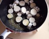 ほたて稚貝と茄子のバター焼き作り方2写真