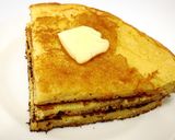 コーンフラワーでホットケーキ作り方4写真