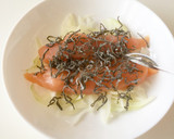 レンジで簡単☆鶏ささみの塩こんぶ蒸し作り方1写真