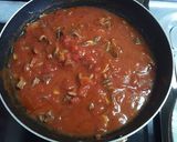 砂肝トマトパスタ作り方4写真