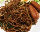中国醤油de焼きそば作り方6写真