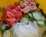 簡単!ツナと野菜の冷製パスタランチ~♪作り方4写真