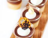 かぼちゃとチョコの2色プリン作り方11写真
