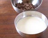 かぼちゃとチョコの2色プリン作り方8写真