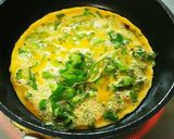 セリの入った卵焼き☆作り方4写真