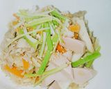 切り干し大根と魚肉ソーセージ簡単煮もの作り方4写真