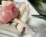 簡単肉屋さん節約鶏手羽元をチューリップに作り方4写真