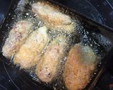 お弁当にも☆豚薄切り肉の梅しそロールカツ作り方4写真