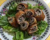 お弁当にも☆豚薄切り肉の梅しそロールカツ作り方6写真