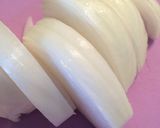 新玉ねぎと豚バラの照り焼き作り方1写真