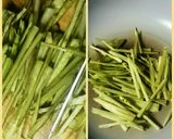 牛蒡入りうどの皮きんぴら作り方2写真