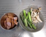 アスパラのバター炒め作り方1写真