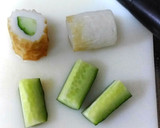 ぱぱっと簡単！きゅうり竹輪のごま和え作り方6写真