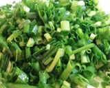 地味に美味しい～*小ネギのおかか合え作り方2写真