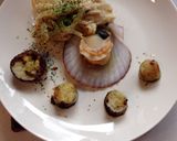 ほたて稚貝と茄子のバター焼き作り方8写真