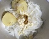 新玉ねぎと梅干しのポテトサラダ作り方5写真