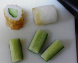 ぱぱっと簡単！きゅうり竹輪の梅おかか和え作り方4写真