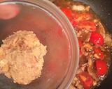 フレッシュトマトと豚バラの麦味噌パスタ作り方11写真