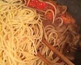 フレッシュトマトと豚バラの麦味噌パスタ作り方13写真