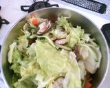 簡単♪レタスとキュウリ鶏むね肉の煮込み！作り方5写真