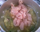 簡単♪レタスとキュウリ鶏むね肉の煮込み！作り方6写真