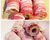 お弁当♬簡単♡竹輪豚肉巻き＊みそテリヤキ作り方2写真