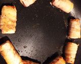 お弁当♬簡単♡竹輪豚肉巻き＊みそテリヤキ作り方3写真