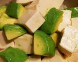 アボカドと塩豆腐の野菜たっぷりサルサ丼作り方13写真