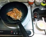 鶏モモ肉のガーリックバター醤油ソテー作り方7写真