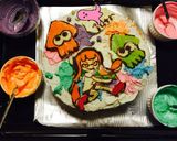 スプラトゥーン バースデーケーキ作り方5写真