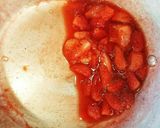 いちごソースのミルクプリン作り方5写真