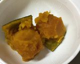 レンジで簡単！！ 煮物カボチャスープ♡作り方1写真