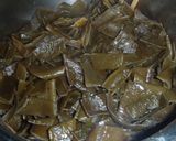 メチャ美味しい…「茎ワカメの酢醤油煮」作り方3写真
