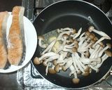 鮭と茸しめじの簡単レモンソース炒め作り方6写真