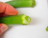 便秘解消。おくらのぬか漬け作り方1写真