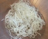 禅パスタで春キャベツと椎茸焼きそば　作り方1写真