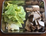 禅パスタで春キャベツと椎茸焼きそば　作り方2写真