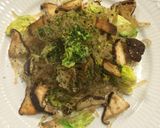 禅パスタで春キャベツと椎茸焼きそば　作り方7写真