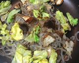 禅パスタで春キャベツと椎茸焼きそば　作り方6写真