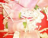 アスパラとえのきのベーコンチーズ巻き作り方4写真
