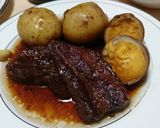 とろとろ♪赤ワインで煮込んだ豚の角煮作り方12写真