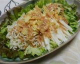 まるごとレタスの明太風味らーめんサラダ♪作り方3写真