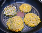 卵小麦牛乳油不使用！パンプキンハンバーグ作り方3写真