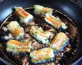揚げ焼きで♪　桜海老と竹輪の磯辺揚げ☆作り方2写真