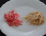 揚げ焼きで♪　桜海老と竹輪の磯辺揚げ☆作り方5写真