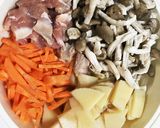 旬の味☆筍の炊き込みごはん作り方1写真