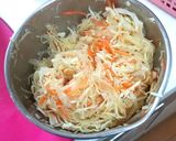 鰹節とクリームチーズの和風コールスロー作り方3写真