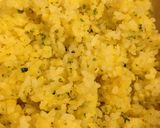 レンジで簡単♬カニカマチャーハンおにぎり作り方4写真