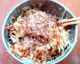 鰹節とクリームチーズの和風コールスロー作り方6写真