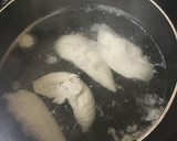 きゅうりとササミの梅和え♪作り方1写真